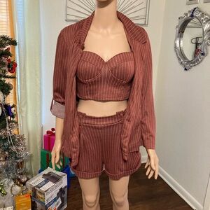 3 Pieces Short Suit